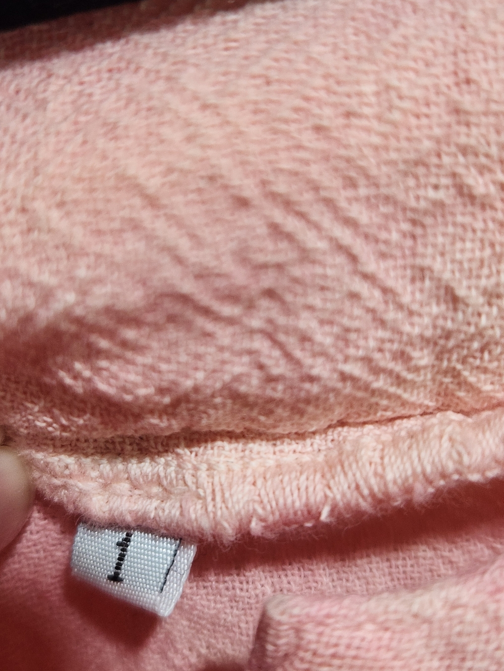 bryn Walker Pink Tie-Dye Scoop Neck Tunic Linen Mother Of Pearl Buttons - Picture 5 of 7